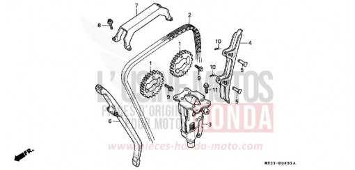 CAM CHAIN/TENSIONER CBR1000FL de 1990